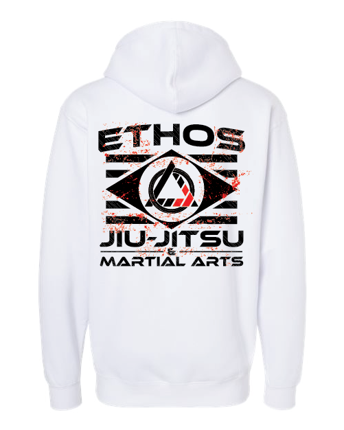 John's White Hoodie